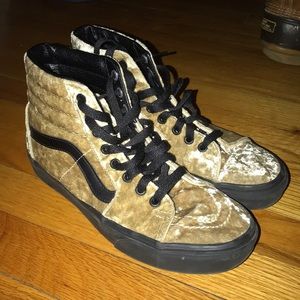 Crushed Velvet Vans